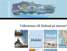 Tablet Screenshot of hallandia.se